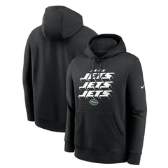 New York Jets Hometown Fleece Pullover Hoodie Black - Nike