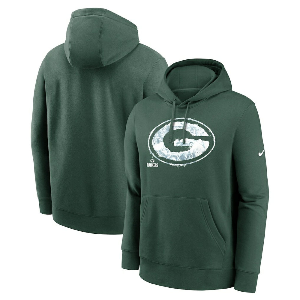 Green Bay Packers Hometown Fleece Pullover Hoodie Green - Nike