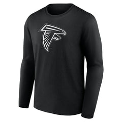 Atlanta Falcons Personalized Name & Number Monochrome Long Sleeve T-Shirt Black - NFL