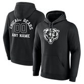 Chicago Bears Personalized Name & Number Pullover Hoodie Black - NFL