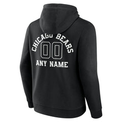 Chicago Bears Personalized Name & Number Pullover Hoodie Black - NFL
