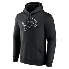 Detroit Lions Personalized Name & Number Pullover Hoodie Black - NFL