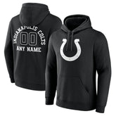 Indianapolis Colts Personalized Name & Number Pullover Hoodie Black - NFL