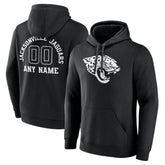 Jacksonville Jaguars Personalized Name & Number Pullover Hoodie Black - NFL