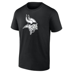 Minnesota Vikings Personalized Name & Number Monochrome T-Shirt Black - NFL