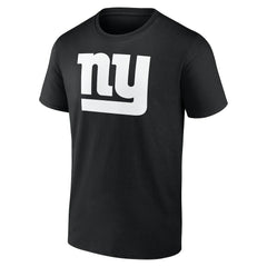 New York Giants Personalized Name & Number Monochrome T-Shirt Black - NFL