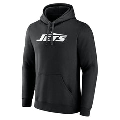 New York Jets Personalized Name & Number Pullover Hoodie Black - NFL