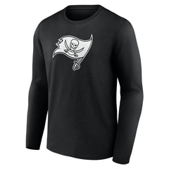 Tampa Bay Buccaneers Personalized Name & Number Monochrome Long Sleeve T-Shirt Black - NFL