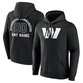 Washington Commanders Personalized Name & Number Pullover Hoodie Black - NFL