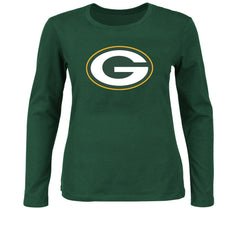 Green Bay Packers Women's Plus Size Long Sleeve T-Shirt Green - Fanatics