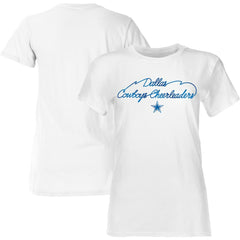 Dallas Cowboys Women's Thunderstruck Foil T-Shirt White - NFL