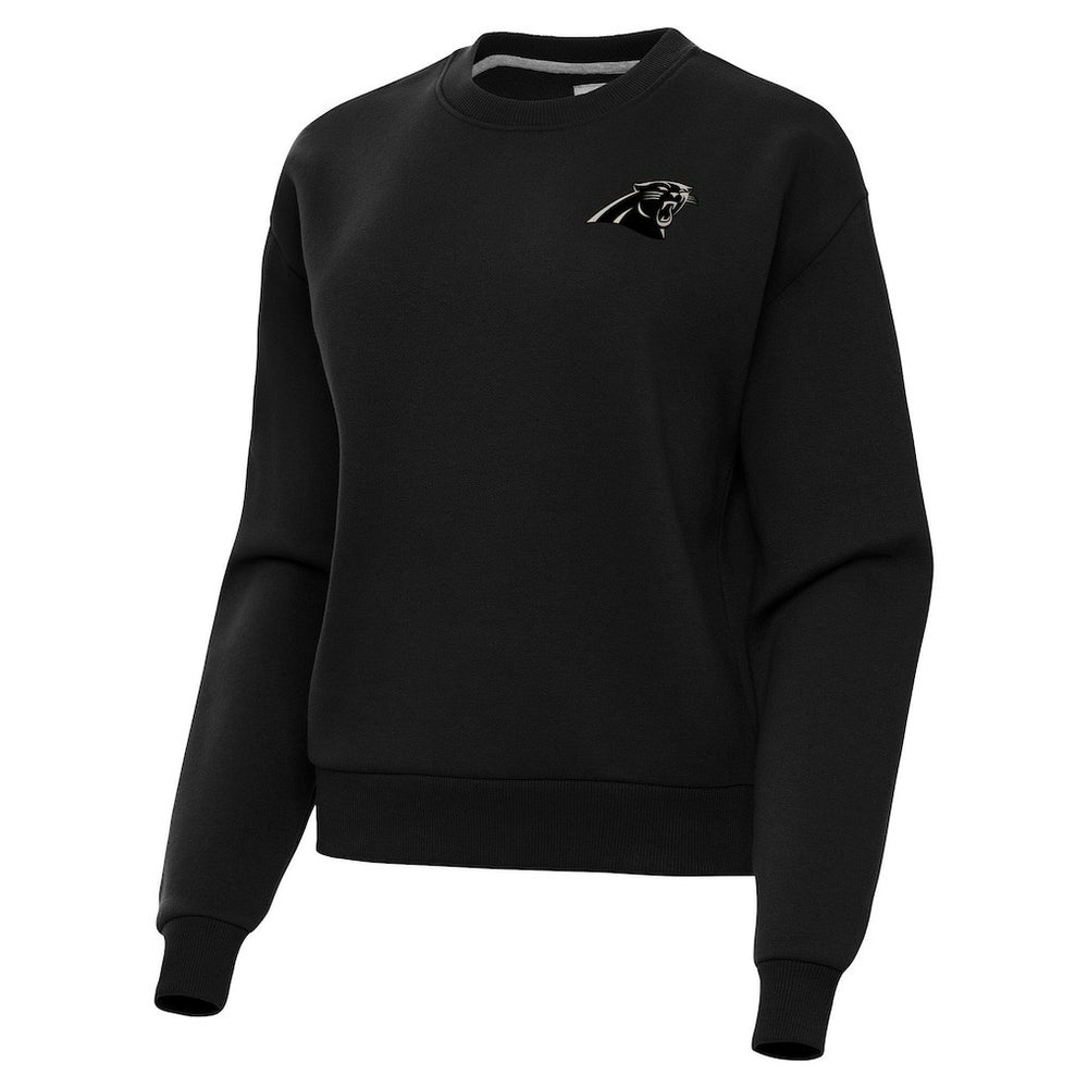 Carolina Panthers Antigua Women's Victory Pullover Sweatshirt Black - NFL