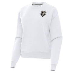 Chicago Bears Antigua Women's Victory Pullover Sweatshirt White - NFL