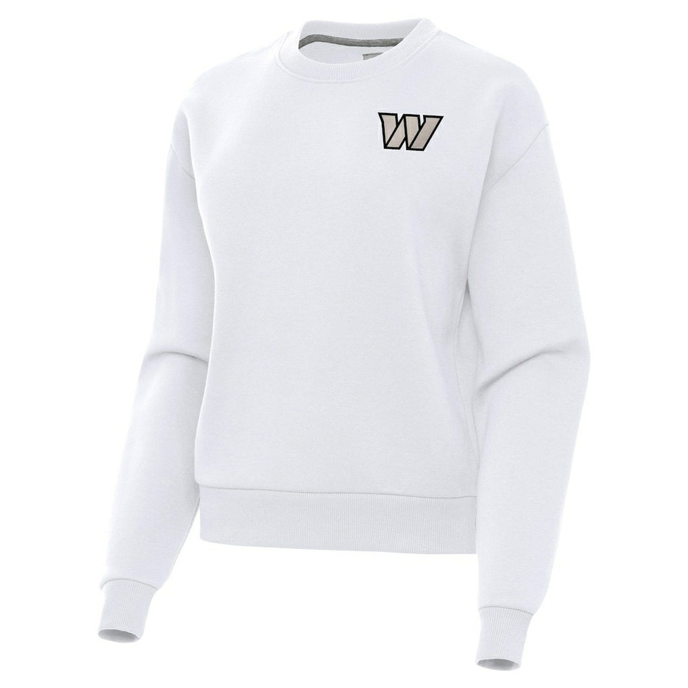Washington Commanders Antigua Women's Victory Pullover Sweatshirt White - NFL