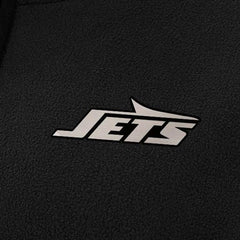 New York Jets Antigua Women's Brushed Carbon Figure Half-Zip Pullover Sweatshirt – Black - NFL