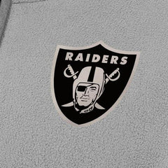 Las Vegas Raiders Antigua Women's Brushed Carbon Figure Half-Zip Pullover Sweatshirt – Gray - NFL