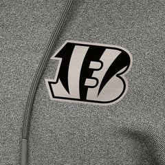 Cincinnati Bengals Antigua Women's Justice Pullover Hoodie Heather Black - NFL