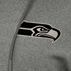 Seattle Seahawks Antigua Women's Justice Pullover Hoodie Heather Black - NFL