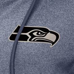 Seattle Seahawks Antigua Women's Seeker Full-Zip Hoodie Jacket Heather College Navy - NFL