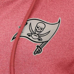 Tampa Bay Buccaneers Antigua Women's Seeker Full-Zip Hoodie Jacket Heather Red - NFL
