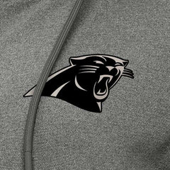 Carolina Panthers Antigua Women's Seeker Full-Zip Hoodie Jacket Heather Black - NFL