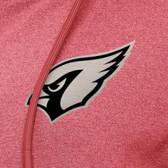 Arizona Cardinals Antigua Women's Seeker Full-Zip Hoodie Jacket Heather Red - NFL