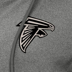 Atlanta Falcons Antigua Women's Seeker Full-Zip Hoodie Jacket Heather Black - NFL