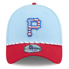 Pittsburgh Pirates New Era 2025 Fourth of July 39THIRTY Flex Hat On Sale