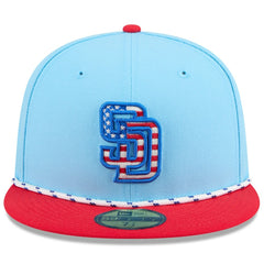 San Diego Padres New Era 2025 Fourth of July 59FIFTY Fitted Hat discount