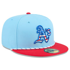 Athletics New Era 2025 Fourth of July 59FIFTY Fitted Hat Online