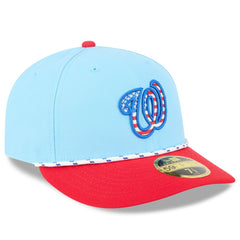 Washington Nationals New Era 2025 Fourth of July Low Profile 59FIFTY Fitted Hat On Sale