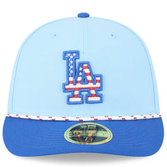 Los Angeles Dodgers New Era 2025 Fourth of July Low Profile 59FIFTY Fitted Hat Sale