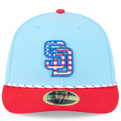 San Diego Padres New Era 2025 Fourth of July Low Profile 59FIFTY Fitted Hat Sale