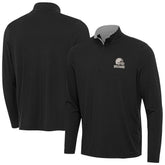 Cleveland Browns Antigua Content Quarter-Zip Pullover Top Black - NFL