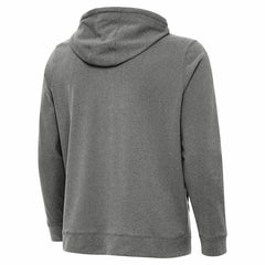 Houston Texans Antigua Effortless Full-Zip Hoodie Jacket Heather Black - NFL