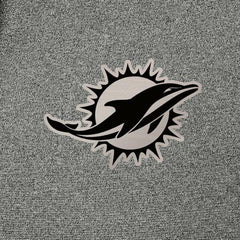 Miami Dolphins Antigua Effortless Full-Zip Hoodie Jacket Heather Black - NFL