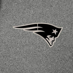 New England Patriots Antigua Effortless Full-Zip Hoodie Jacket Heather Black - NFL