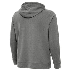 Cleveland Browns Antigua Effortless Full-Zip Hoodie Jacket Heather Black - NFL
