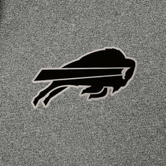 Buffalo Bills Antigua Effortless Full-Zip Hoodie Jacket Heather Black - NFL