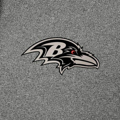 Baltimore Ravens Antigua Effortless Full-Zip Hoodie Jacket Heather Black - NFL