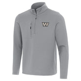 Washington Commanders Antigua Insider Quarter-Zip Jacket Gray - NFL