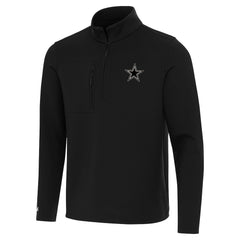 Dallas Cowboys Antigua Insider Quarter-Zip Jacket Black - NFL