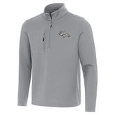 Denver Broncos Antigua Insider Quarter-Zip Jacket Gray - NFL