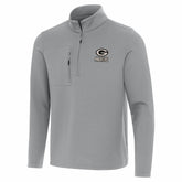 Green Bay Packers Antigua Insider Quarter-Zip Jacket Gray - NFL