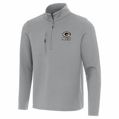 Green Bay Packers Antigua Insider Quarter-Zip Jacket Gray - NFL