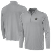 Dallas Cowboys Antigua Reprocess Quarter-Zip Top Gray - NFL