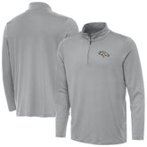 Denver Broncos Antigua Reprocess Quarter-Zip Top Gray - NFL