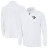 Jacksonville Jaguars Antigua Reprocess Quarter-Zip Top White - NFL