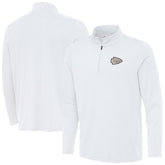 Kansas City Chiefs Antigua Reprocess Quarter-Zip Top White - NFL