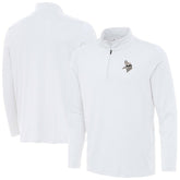 Minnesota Vikings Antigua Reprocess Quarter-Zip Top White - NFL